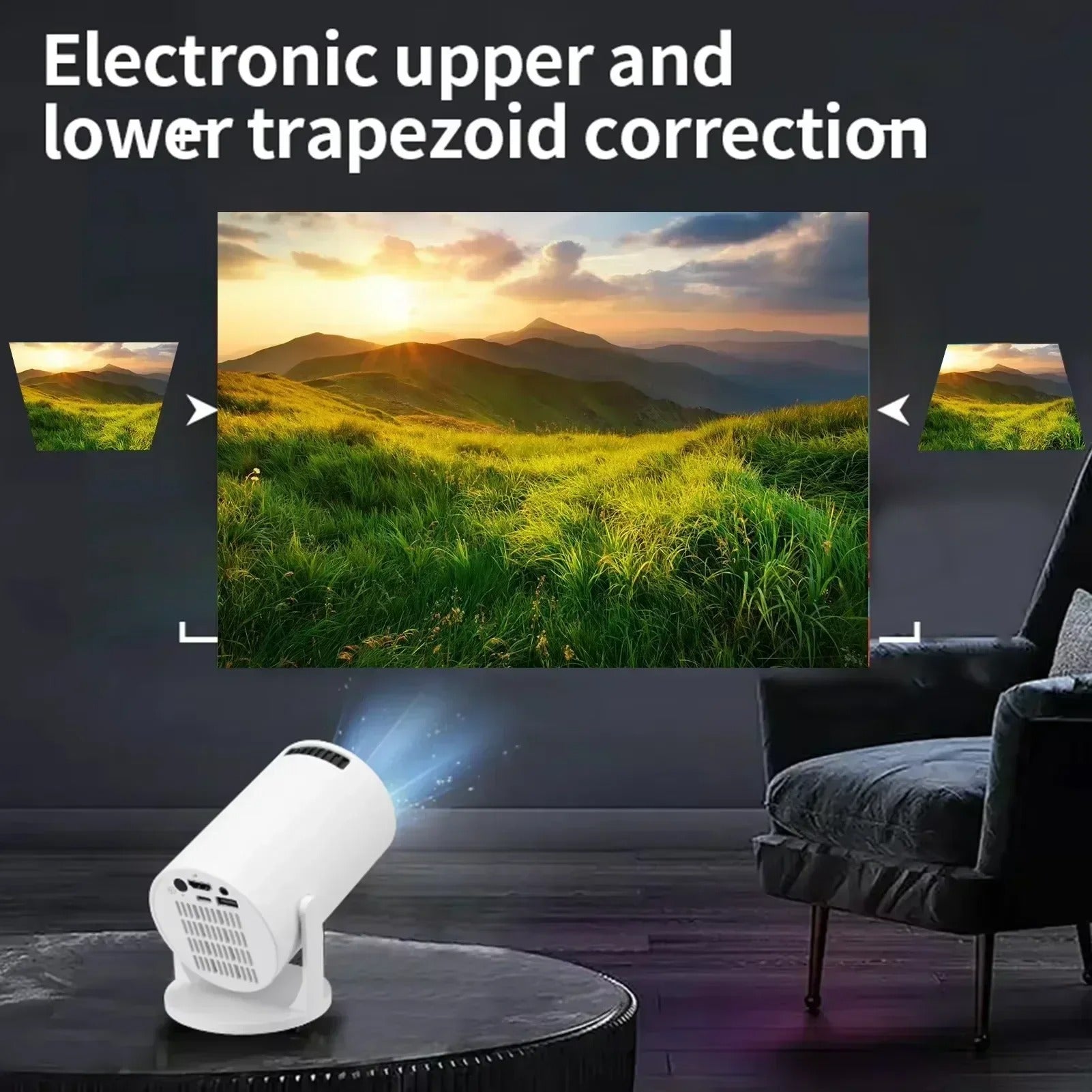 Portable Mini Projector – Full HD Home Cinema Projector for Movies, Gaming & Entertainment