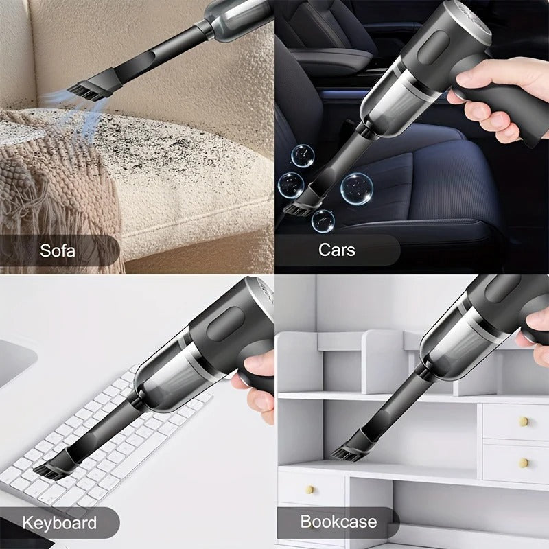 Cordless Handheld Vacuum Cleaner โ Powerful Portable Suction for Car, Home & Office