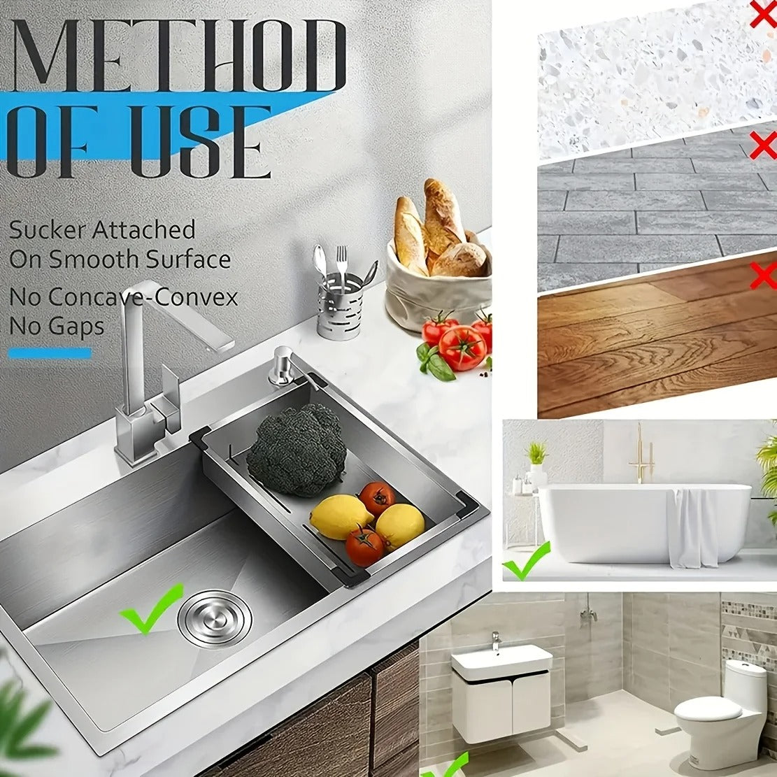 Drain Hair Catcher Tool – Anti-Clog Sink & Shower Strainer for Bathroom Drain Protection
