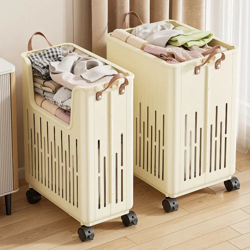 Foldable Laundry Basket – Space-Saving Collapsible Clothes Storage for Home