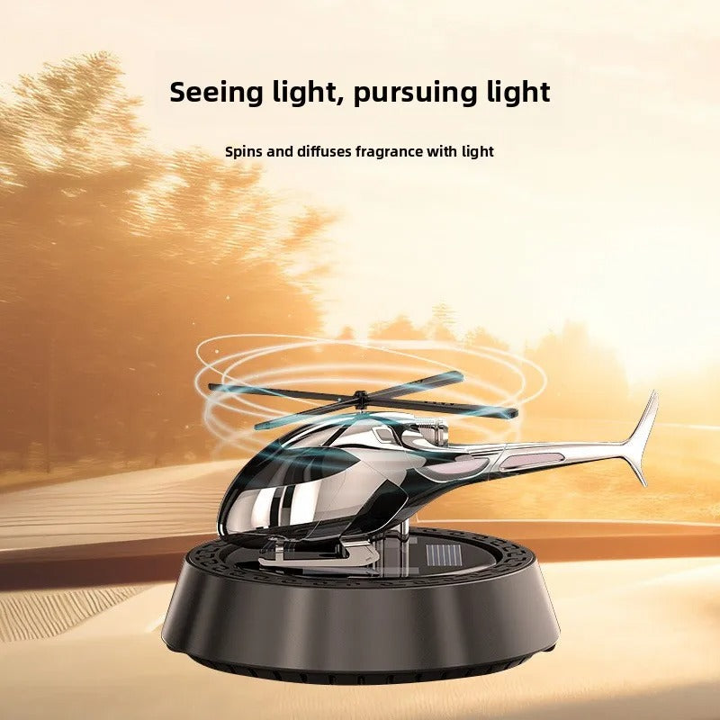 Solar Car Fragrance – Rotating Air Freshener with Sun-Powered Design for Car Interior
